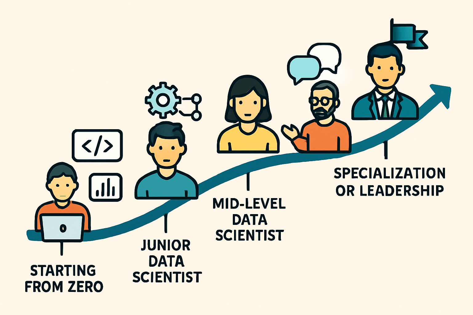 Beginner data scientist working on a Jupyter notebook