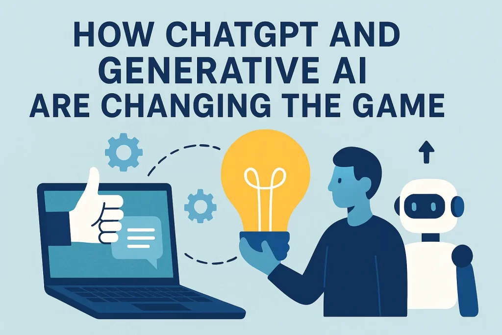 Teenage student using ChatGPT on phone under tree