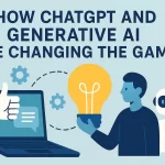 Teenage student using ChatGPT on phone under tree