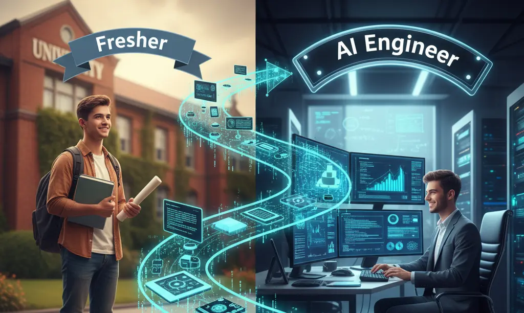 AI engineer roadmap scribbles