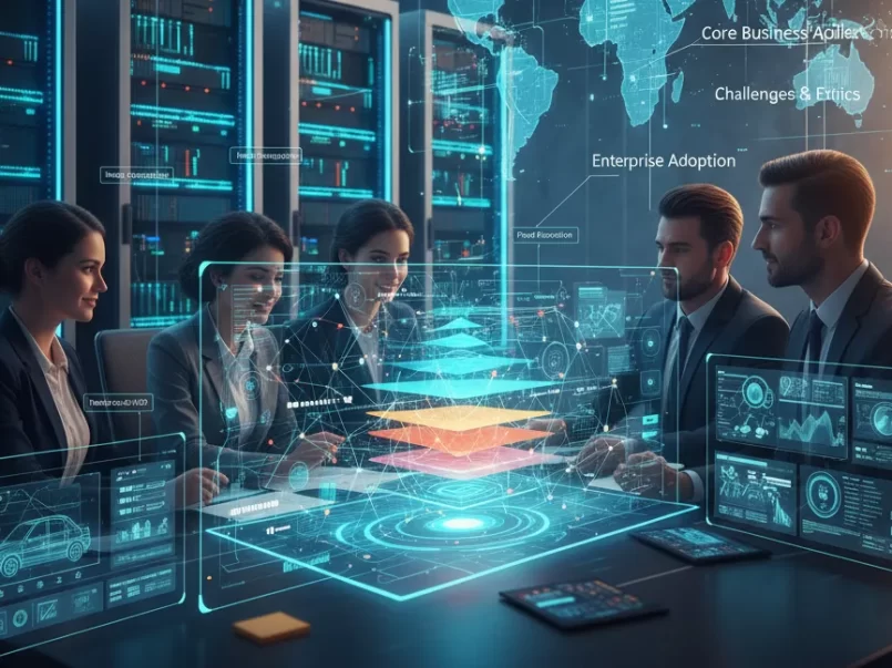 IT manager reviewing deep learning model dashboard