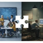 Cybersecurity analyst reviewing threat logs on multiple screens