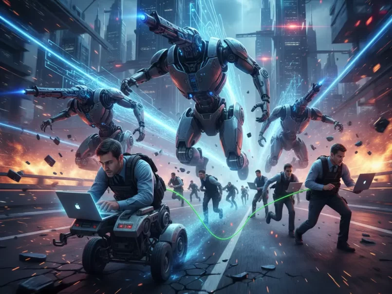 AI-driven cyberattack visualization with network anomalies