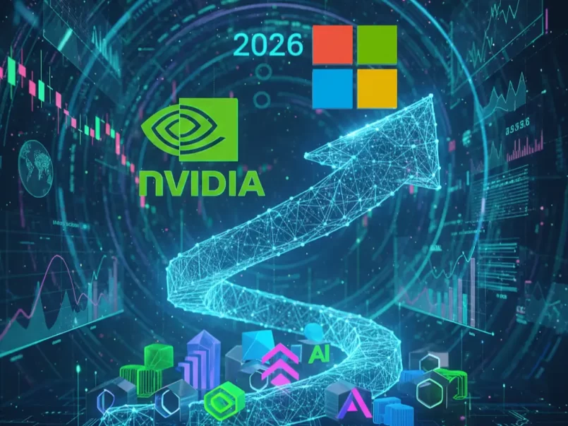 Dark AI data center with glowing GPUs