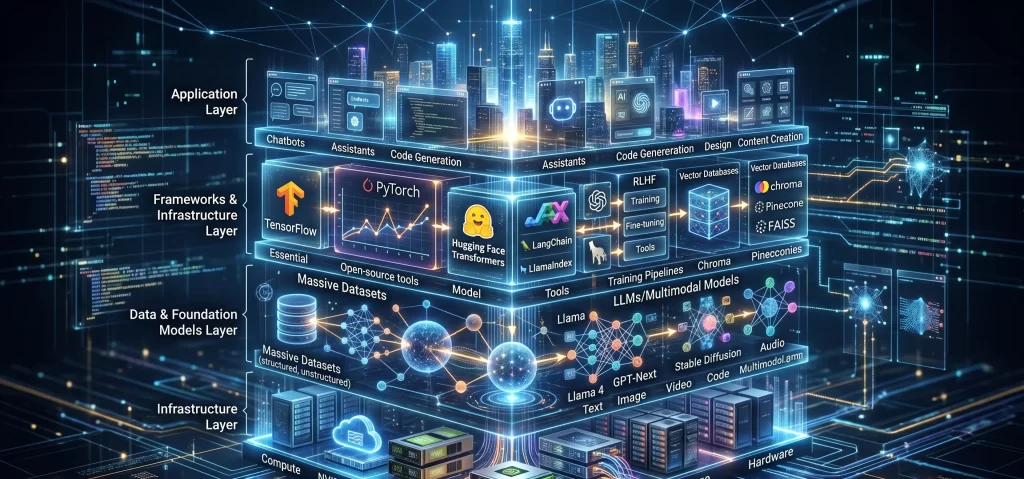 The Generative AI Stack Essential Frameworks for 2026