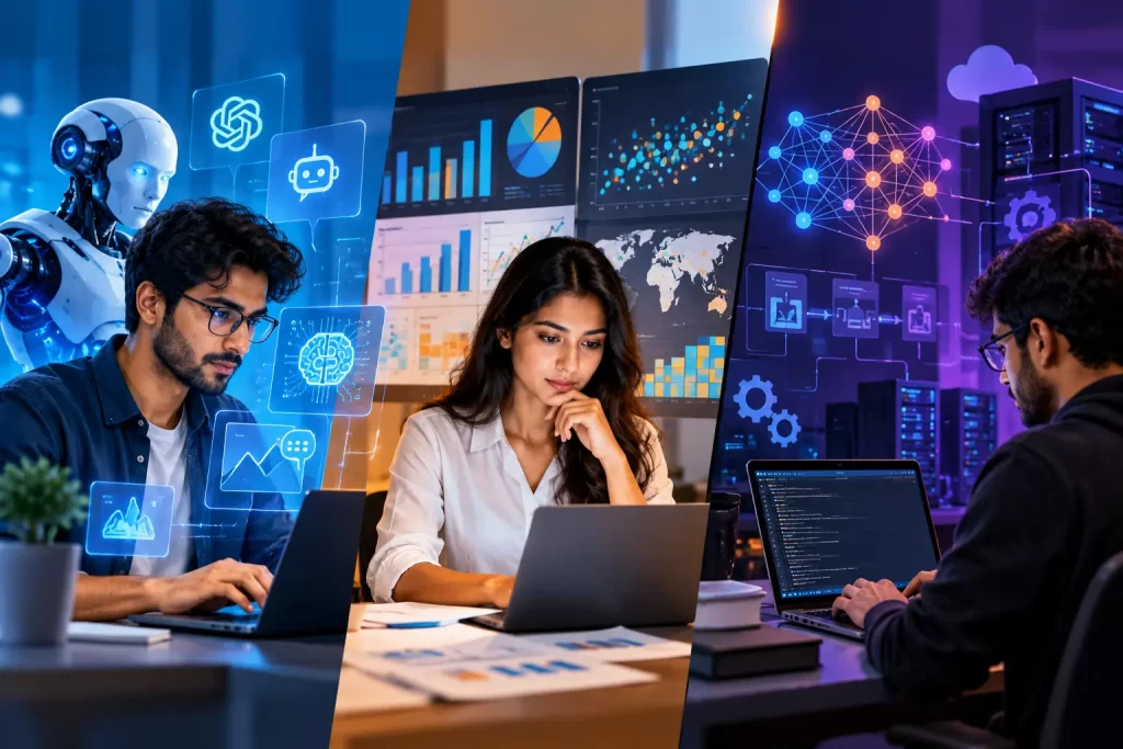 AI Engineer vs Data Scientist vs ML Engineer Which Career Is Right for You