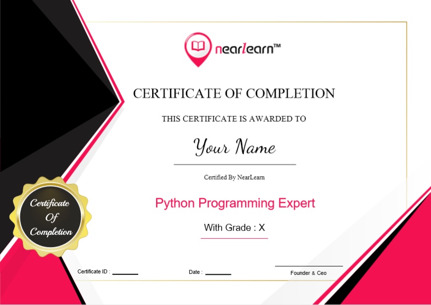 Python certificate. Сертификат дизайн. Сертификат графический дизайн. Certificate в современном стиле.